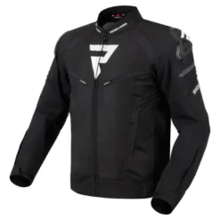 Kurtka tekstylna REBELHORN VANDAL BLACK/WHITE czarny biały