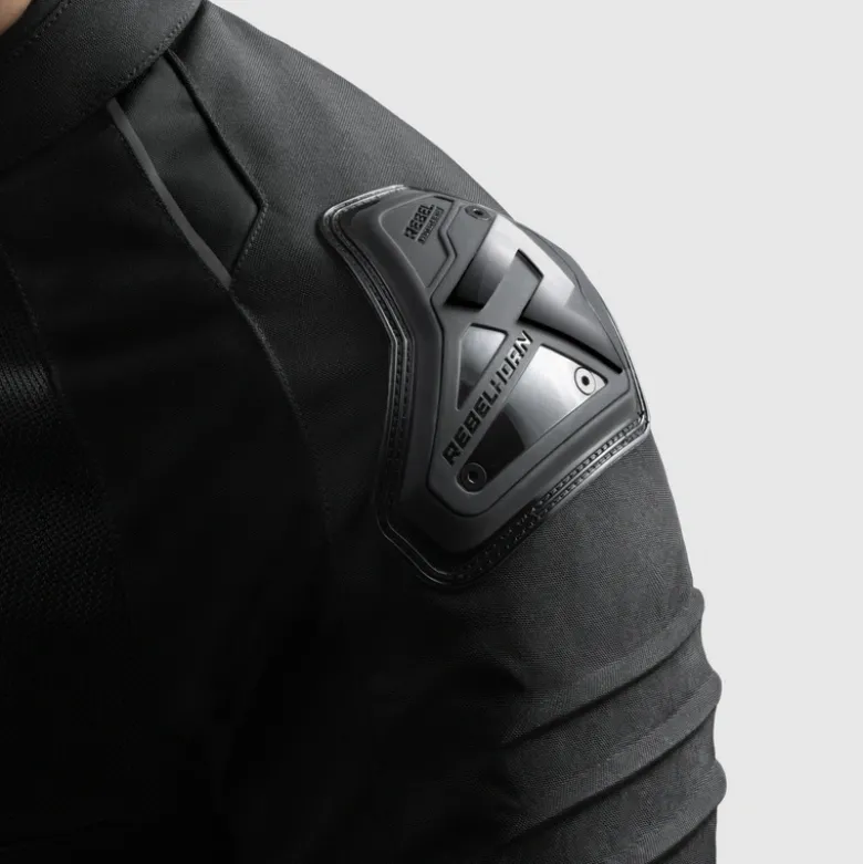 Kurtka tekstylna REBELHORN VANDAL 2 AIR BLACK czarny