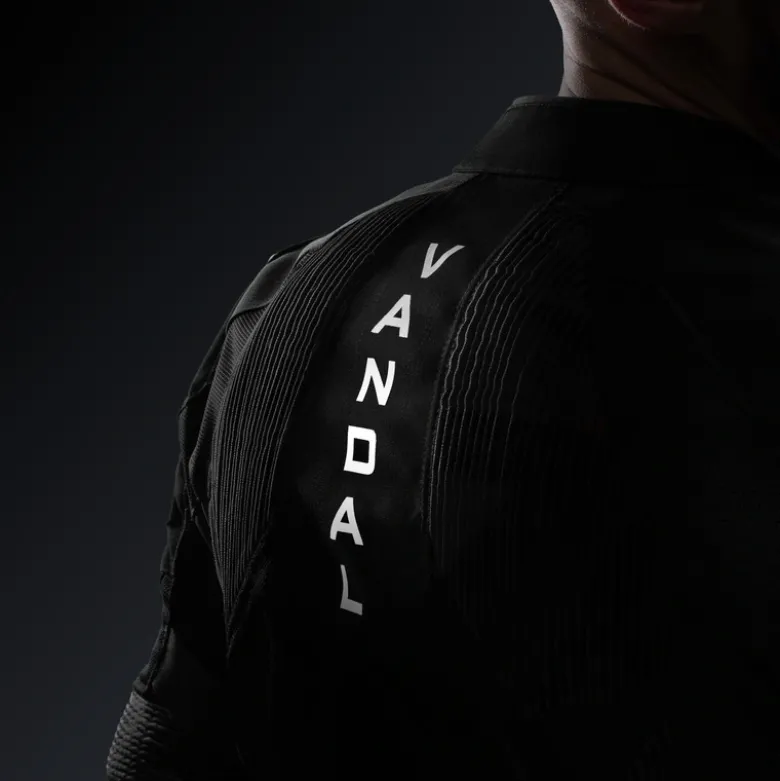 Kurtka tekstylna REBELHORN VANDAL 2 BLACK czarny