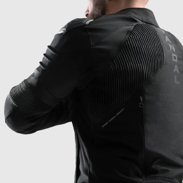 Kurtka tekstylna REBELHORN VANDAL 2 BLACK czarny