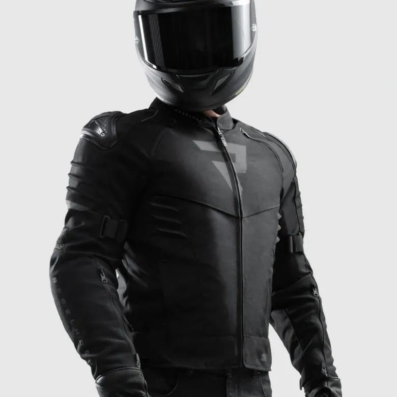 Kurtka tekstylna REBELHORN VANDAL 2 BLACK czarny