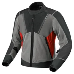 Kurtka tekstylna REVIT AIRWAVE 4 ANTHRACITE/RED czarny szary