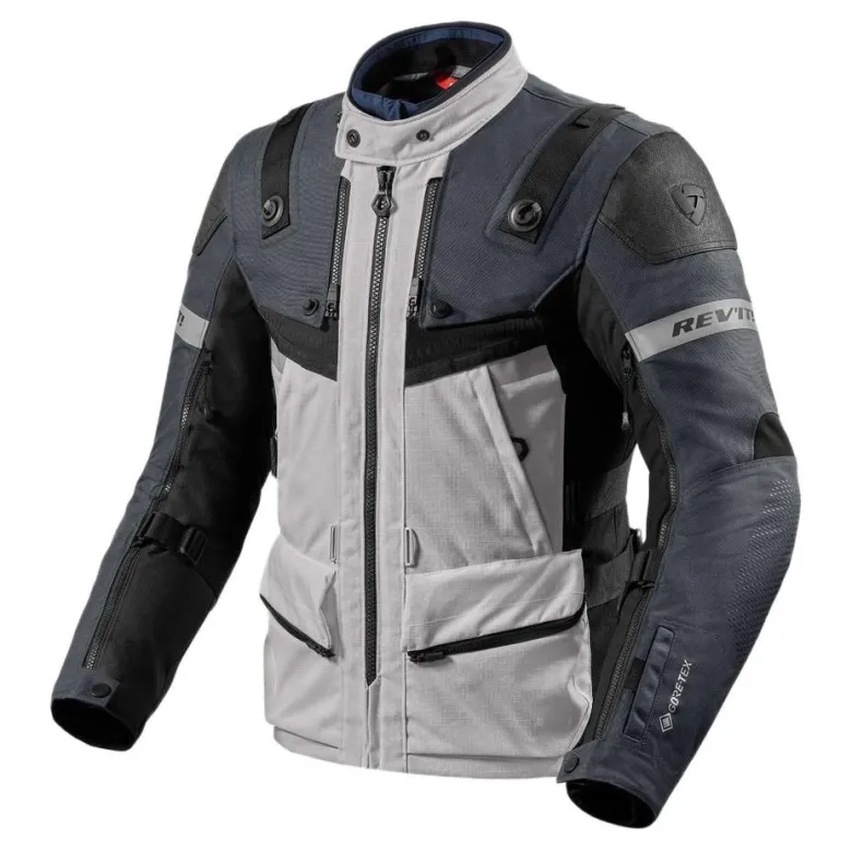 Kurtka tekstylna REVIT DEFENDER 3 GTX SILVER/ANTHRACITE srebrny szary czarny
