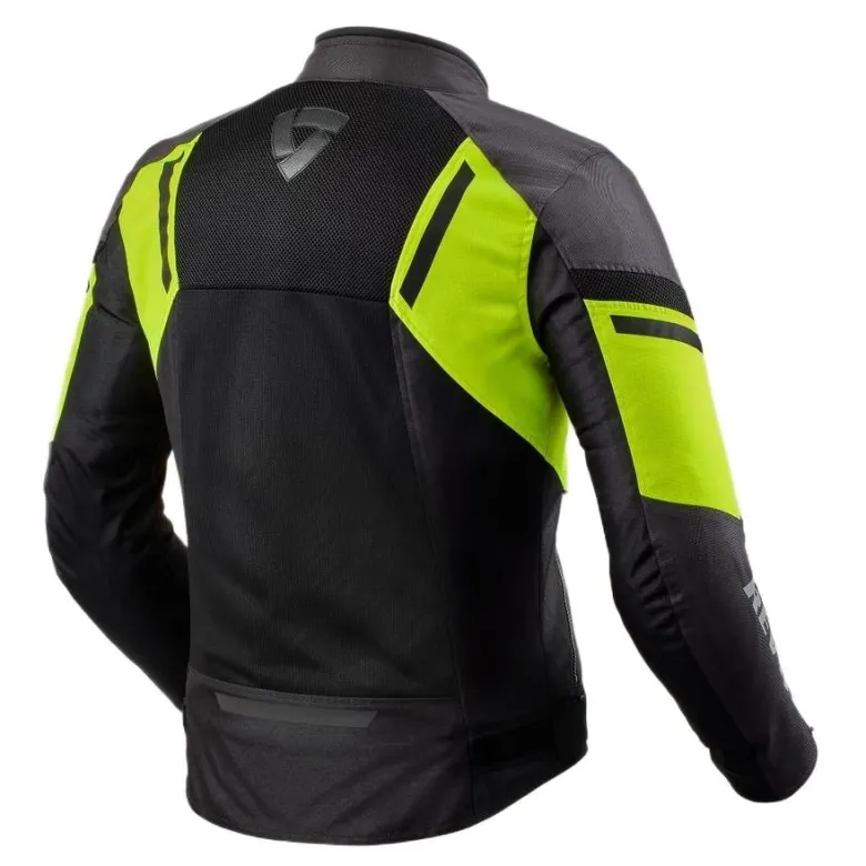 Kurtka tekstylna REVIT GT-R AIR 3 BLACK/NEON YELLOW czarny żółty fluo