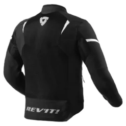 Kurtka tekstylna REVIT HYPERSPEED 2 GT BLACK/WHITE czarny biały