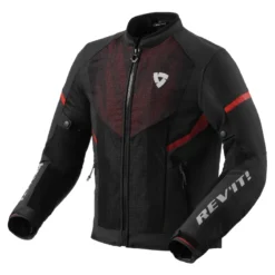 Kurtka tekstylna REVIT HYPERSPEED 2 GT BLACK/RED czarny czerwony