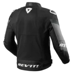 Kurtka tekstylna REVIT QUANTUM 3 AIR BLACK/WHITE czarny biały