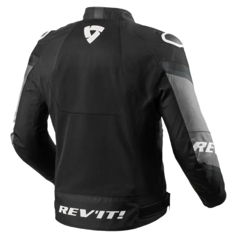 Kurtka tekstylna REVIT QUANTUM 3 AIR BLACK/WHITE czarny biały