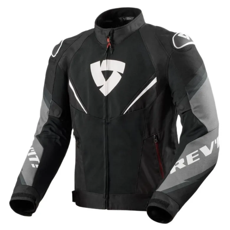 Kurtka tekstylna REVIT QUANTUM 3 AIR BLACK/WHITE czarny biały