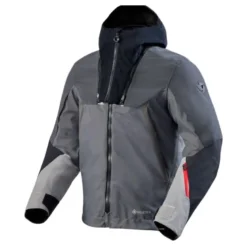 Kurtka tekstylna REVIT STRATUM GTX GREY/ANTHRACITE szary czarny czerwony