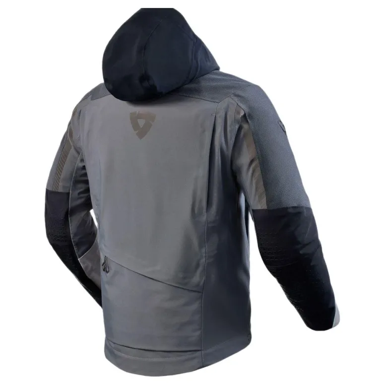 Kurtka tekstylna REVIT STRATUM GTX GREY/ANTHRACITE szary czarny czerwony