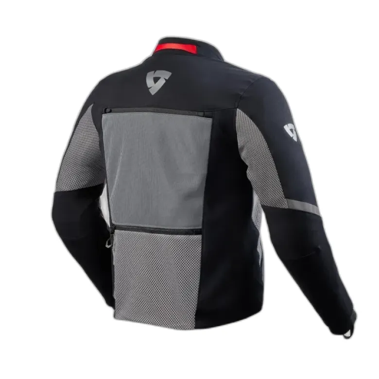 Kurtka tekstylna REVIT STRATUM GTX GREY/ANTHRACITE szary czarny czerwony