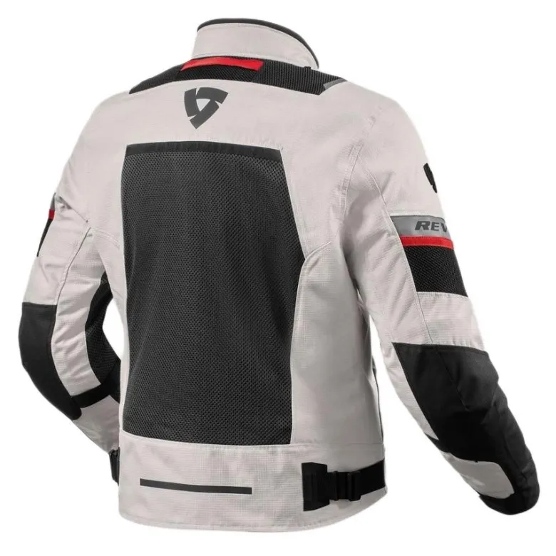 Kurtka tekstylna REVIT TORNADO 4 H2O SILVER/BLACK srebrny czarny czerwony