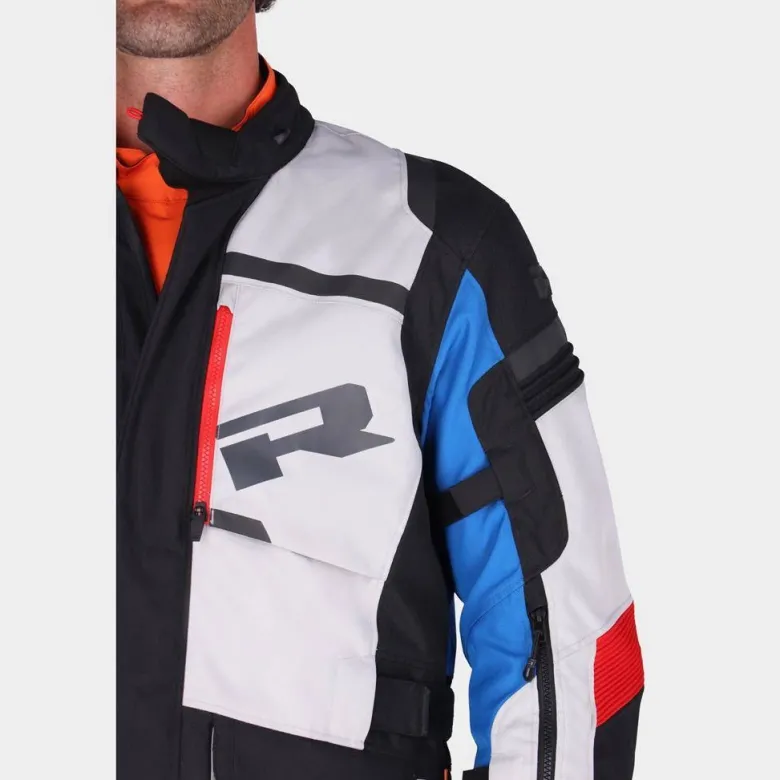 Kurtka tekstylna RICHA BRUTUS GORE-TEX GREY/BLUE/RED szary niebieski czerwony