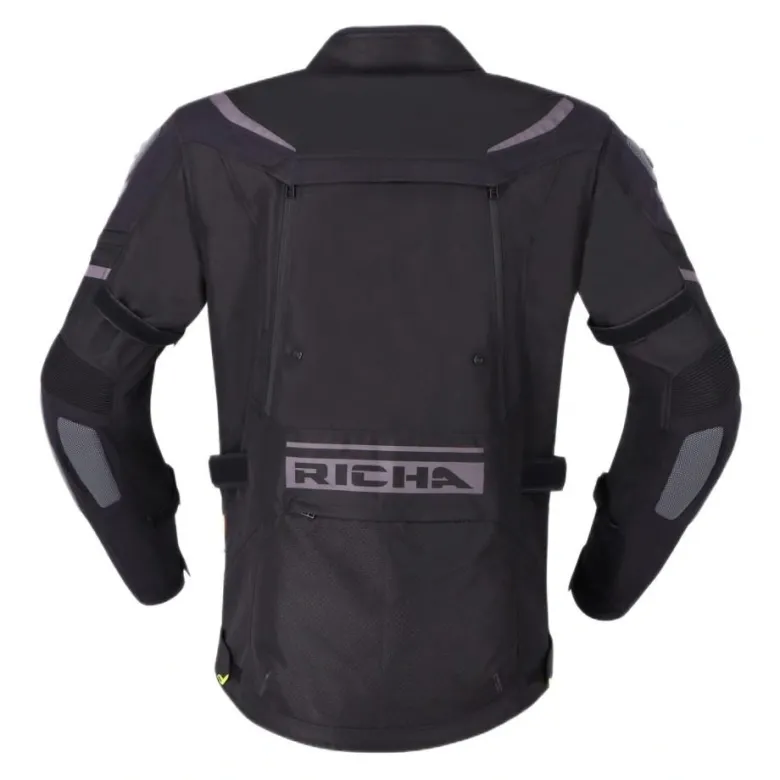 Kurtka tekstylna RICHA INFINITY 2 ADVENTURE BLACK czarny