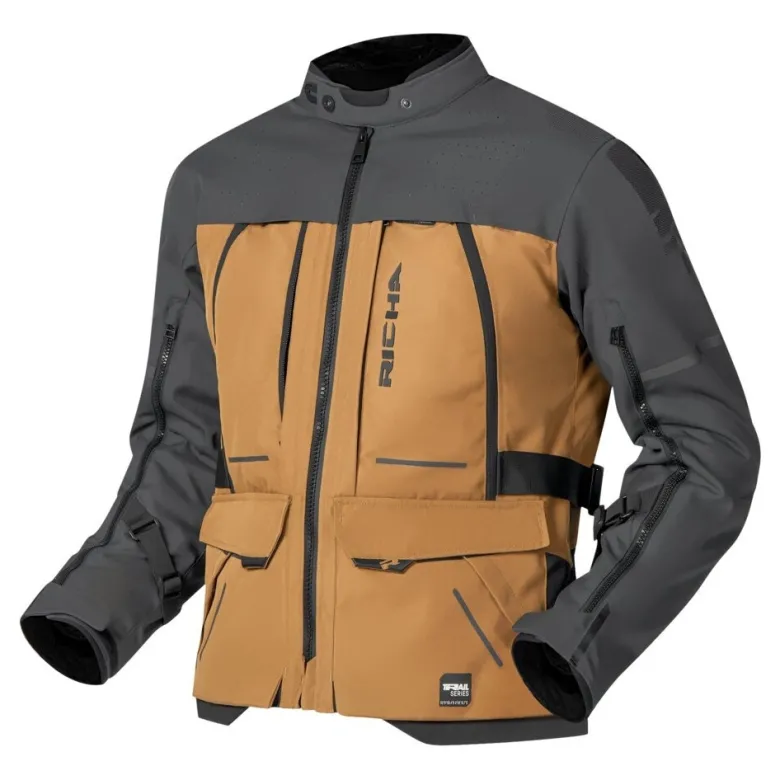 Kurtka tekstylna RICHA INFINITY 3 ADVENTURE BROWN/GREY brązowy szary