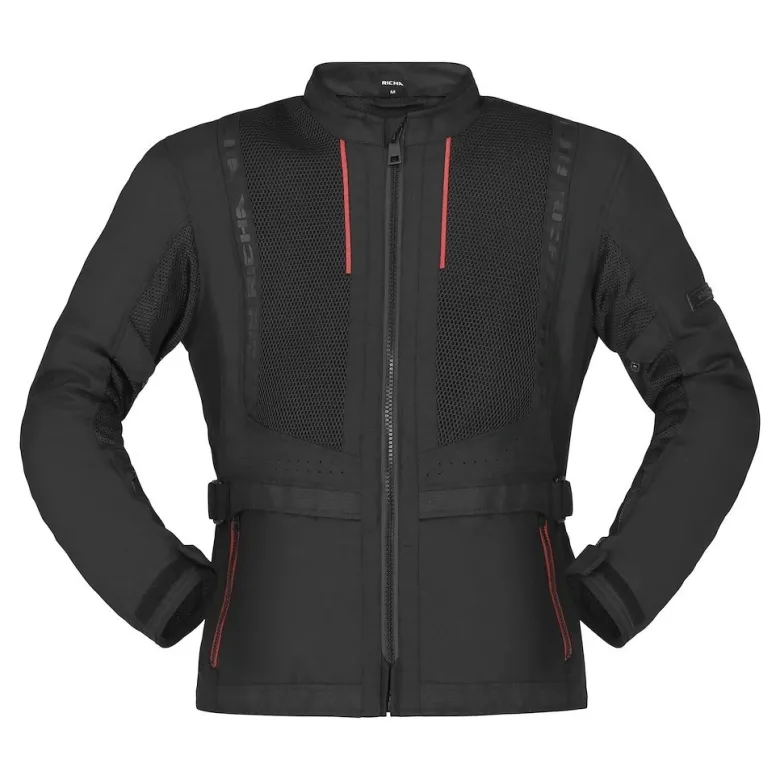 Kurtka tekstylna RICHA MONACO MESH WP BLACK czarny