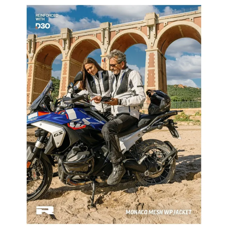 Kurtka tekstylna RICHA MONACO MESH WP BLACK czarny