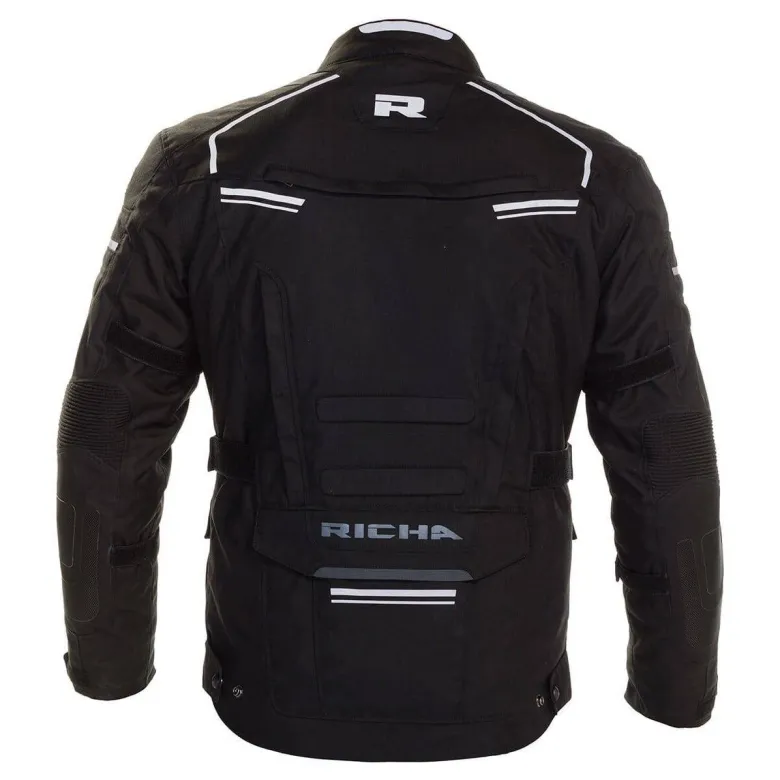 Kurtka tekstylna RICHA TOUAREG II BLACK czarny biały