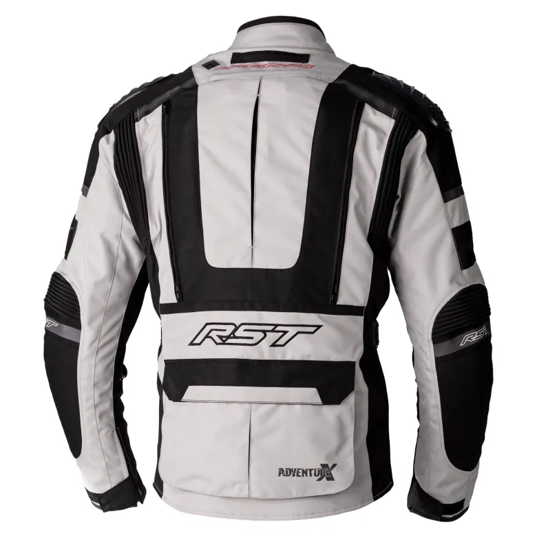 Kurtka tekstylna RST PRO SERIES ADVENTURE X CE SILVER/BLACK szary czarny