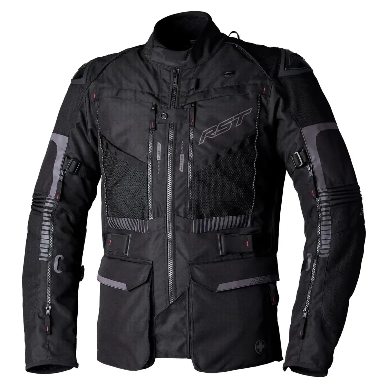 Kurtka tekstylna RST RANGER CE BLACK/BLACK czarny