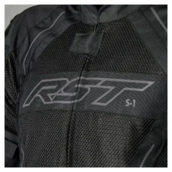Kurtka tekstylna RST S1 MESH CE BLACK/BLACK czarny