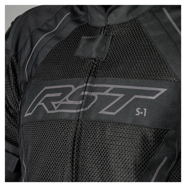 Kurtka tekstylna RST S1 MESH CE BLACK/BLACK czarny