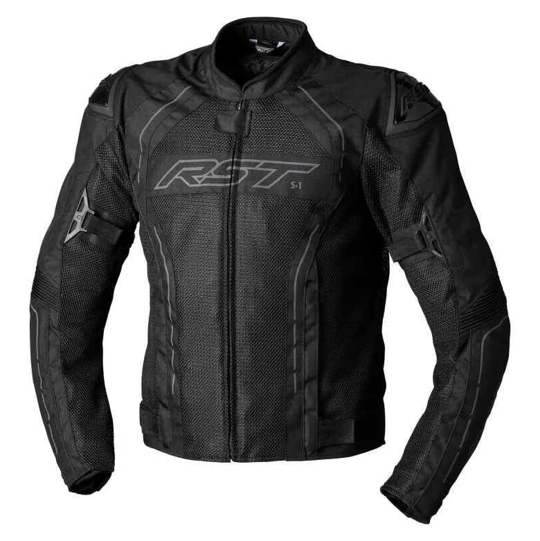 Kurtka tekstylna RST S1 MESH CE BLACK/BLACK czarny