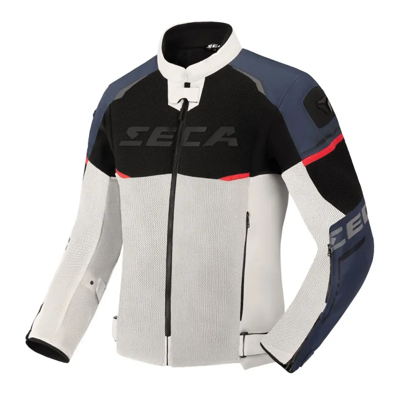 Kurtka tekstylna SECA AIRFLOW III GREY/NAVY szary granatowy