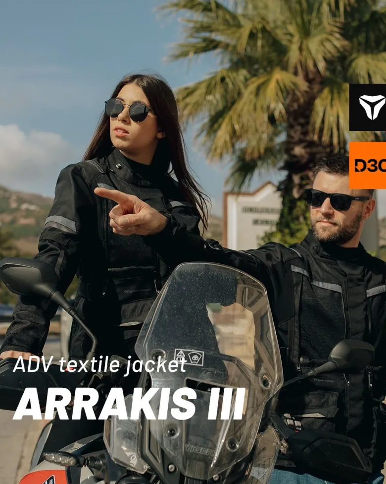 Kurtka tekstylna SECA ARRAKIS III BLACK czarny