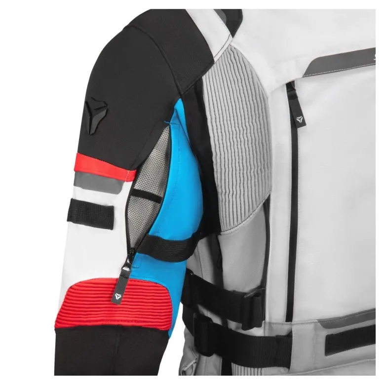 Kurtka tekstylna SECA ARRAKIS III GREY/BLUE/RED szary niebieski czerwony