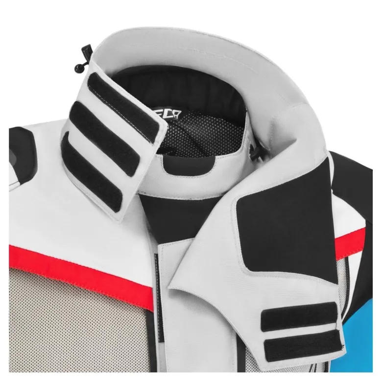 Kurtka tekstylna SECA ARRAKIS III GREY/BLUE/RED szary niebieski czerwony