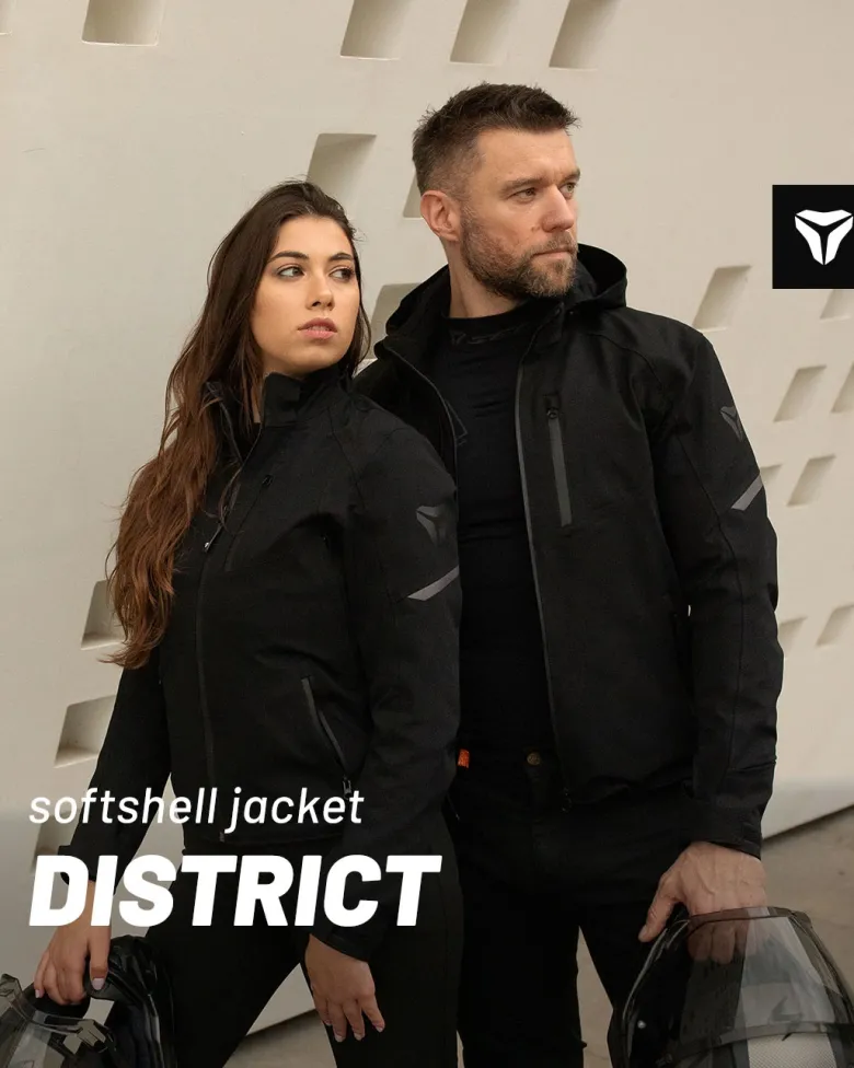 Kurtka tekstylna SECA DISTRICT BLACK czarny
