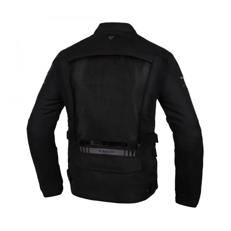 Kurtka tekstylna SECA STRADA EVO BLACK czarny
