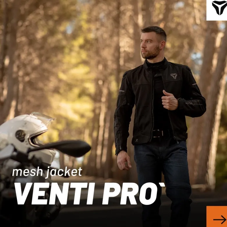 Kurtka tekstylna SECA VENTI PRO BLACK czarny