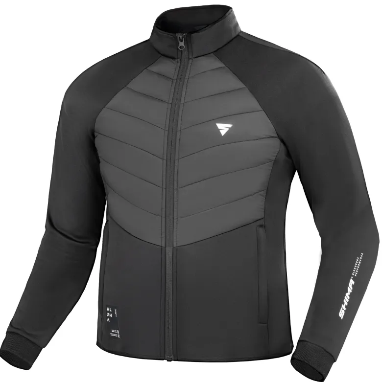 Kurtka tekstylna SHIMA ALPHA BLACK czarny