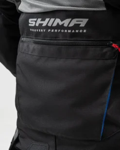 Kurtka tekstylna SHIMA ALPHA BLACK czarny