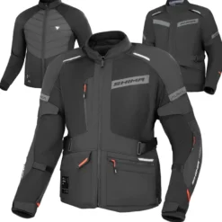 Kurtka tekstylna SHIMA ALPHA BLACK czarny