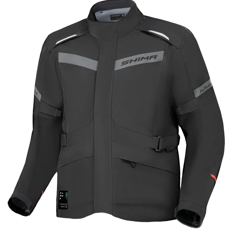 Kurtka tekstylna SHIMA ALPHA BLACK czarny