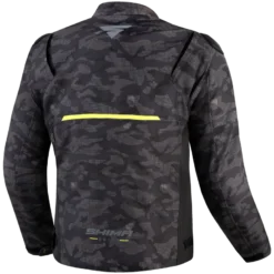 Kurtka tekstylna SHIMA DRIFT MEN CAMO czarny szary żółty fluo