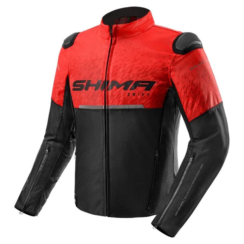 Kurtka tekstylna SHIMA DRIFT MEN RED czarny szary czerwony