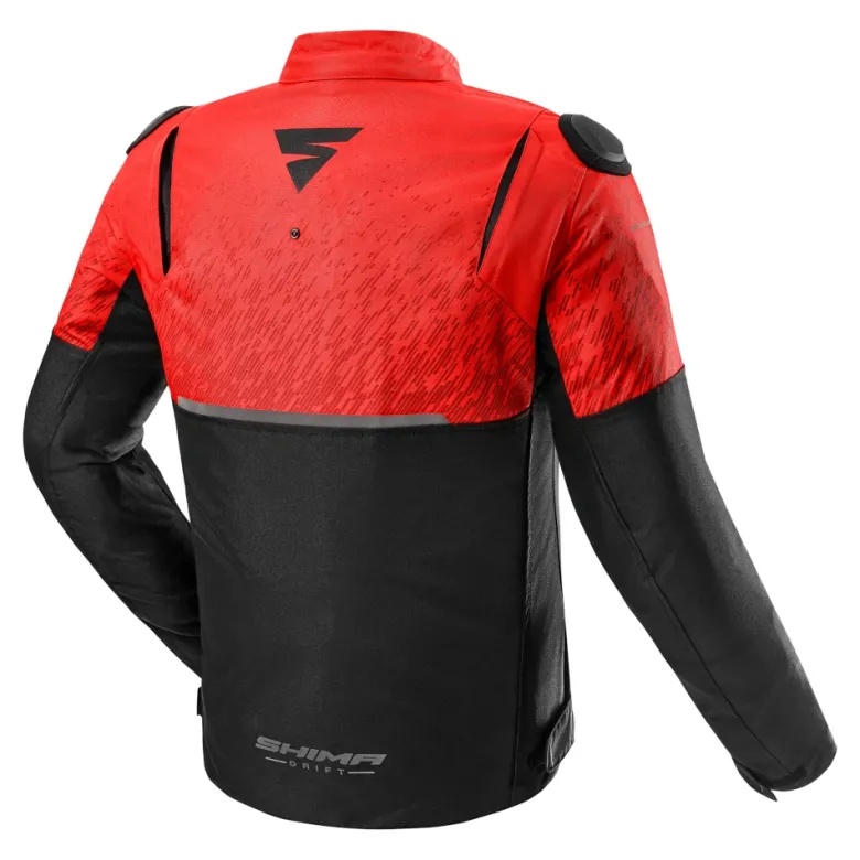 Kurtka tekstylna SHIMA DRIFT MEN RED czarny szary czerwony