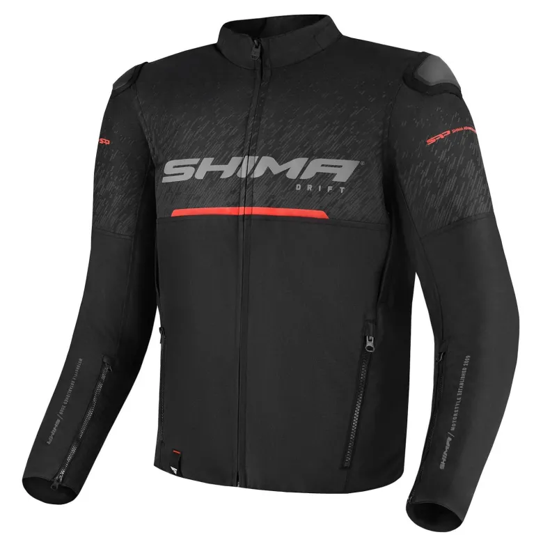 Kurtka tekstylna SHIMA DRIFT MEN BLACK czarny