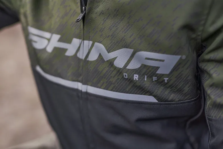 Kurtka tekstylna SHIMA DRIFT MEN KHAKI zielony czarny