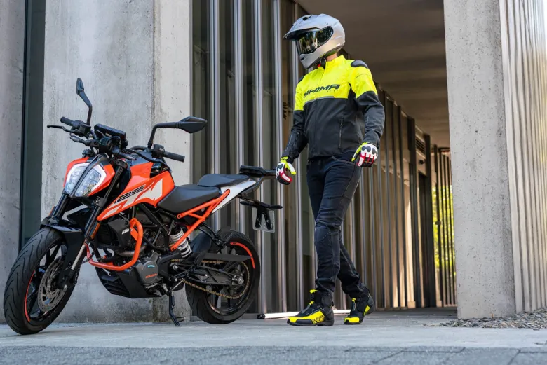 Kurtka tekstylna SHIMA DRIFT MEN FLUO żółty fluo czarny