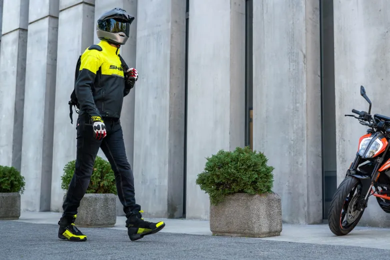 Kurtka tekstylna SHIMA DRIFT MEN FLUO żółty fluo czarny