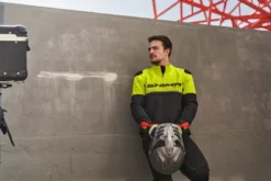Kurtka tekstylna SHIMA DRIFT MEN FLUO żółty fluo czarny