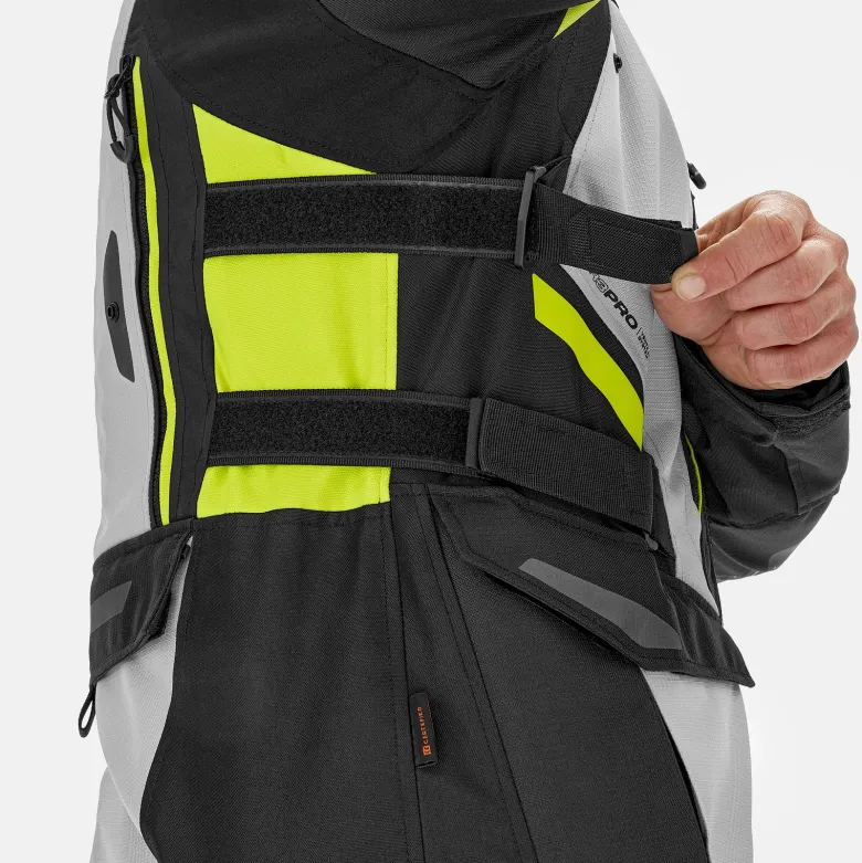 Kurtka tekstylna SHIMA DUNE FLUO czarny szary żółty fluo