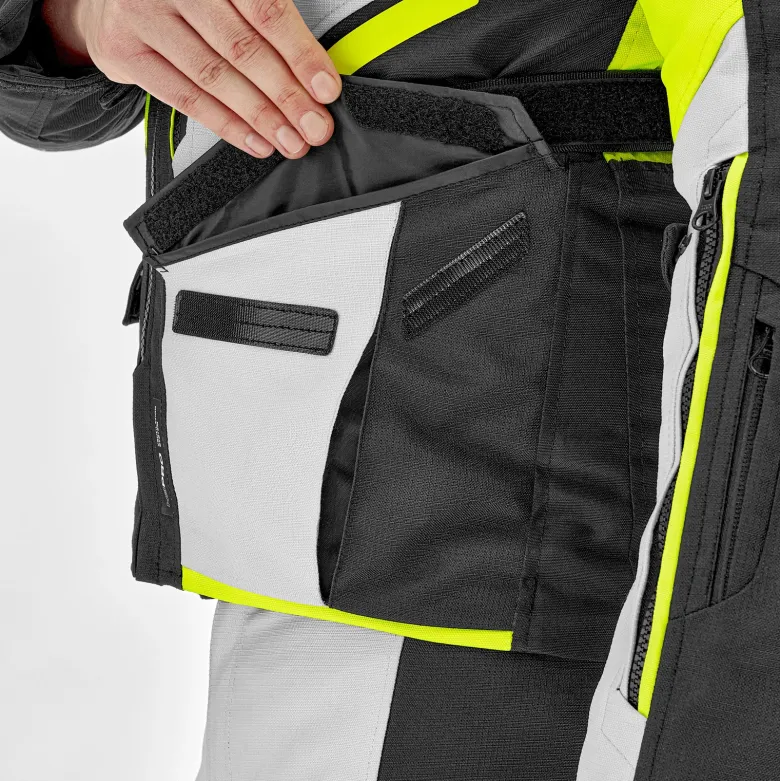 Kurtka tekstylna SHIMA DUNE FLUO czarny szary żółty fluo