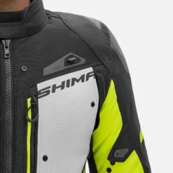 Kurtka tekstylna SHIMA DUNE FLUO czarny szary żółty fluo